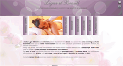 Desktop Screenshot of institut-ligne-beaute-chambery.com